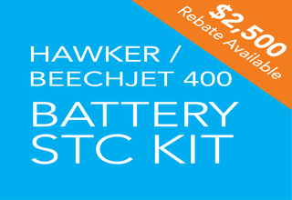 Hawker/Beechjet 400 Lithium-ion Battery STC Kit