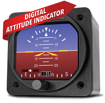 2-inch Digital Attitude Indicator