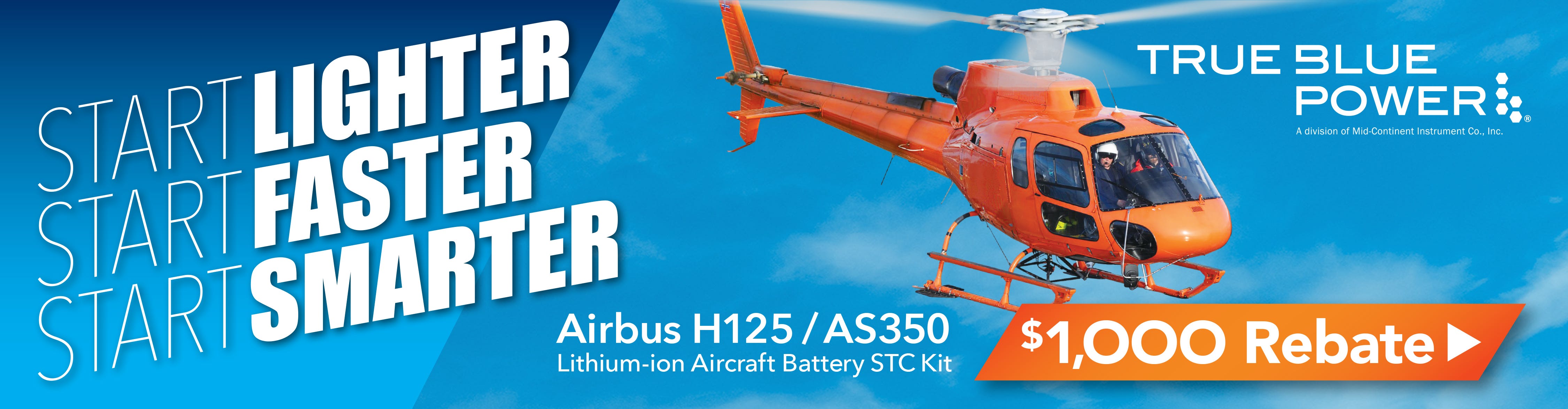 Airbus H125/AS350 STC Kit Rebate