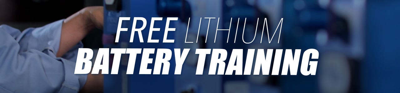 Free Lithium Battery Training