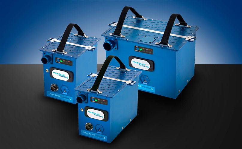 Read the Article: True Blue Power Shows New Ultra-lightweight Battery Sets