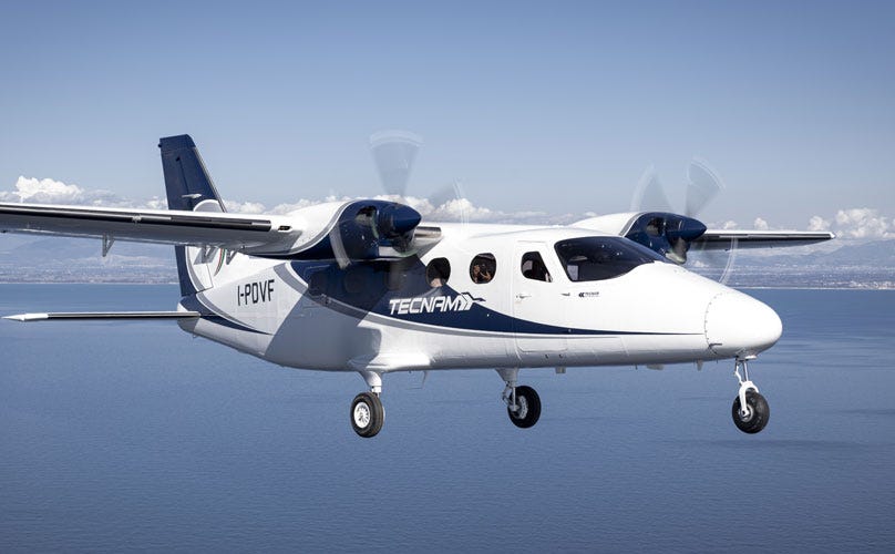 Read the Article: True Blue Power’s batteries and Mid-Continent Instruments and Avionics’ SAM are standard equipment on Tecnam’s new P2012 Traveller